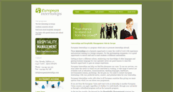 Desktop Screenshot of europeaninternships.com